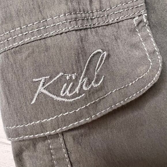 Kuhl Skirt Womens Size 10 Olive Green Khaki Carbon Kontra Outdoor Hiking - Picture 7 of 16